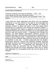 Access and Visitation Program Application - Louisiana, Page 9