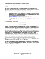 &quot;Application for Health Maintenance Organization License in Louisiana&quot; - Louisiana, Page 3
