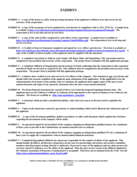 Application for a Certificate of Authority as a Louisiana Domiciled Insurer - Louisiana, Page 11