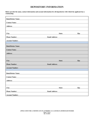 Application for a Certificate of Authority as a Louisiana Domiciled Insurer - Louisiana, Page 17