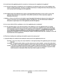 Application for a Certificate of Authority as a Louisiana Domiciled Insurer - Louisiana, Page 5