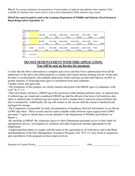 Deer Management Assistance Program (Dmap) Application - Louisiana, Page 2