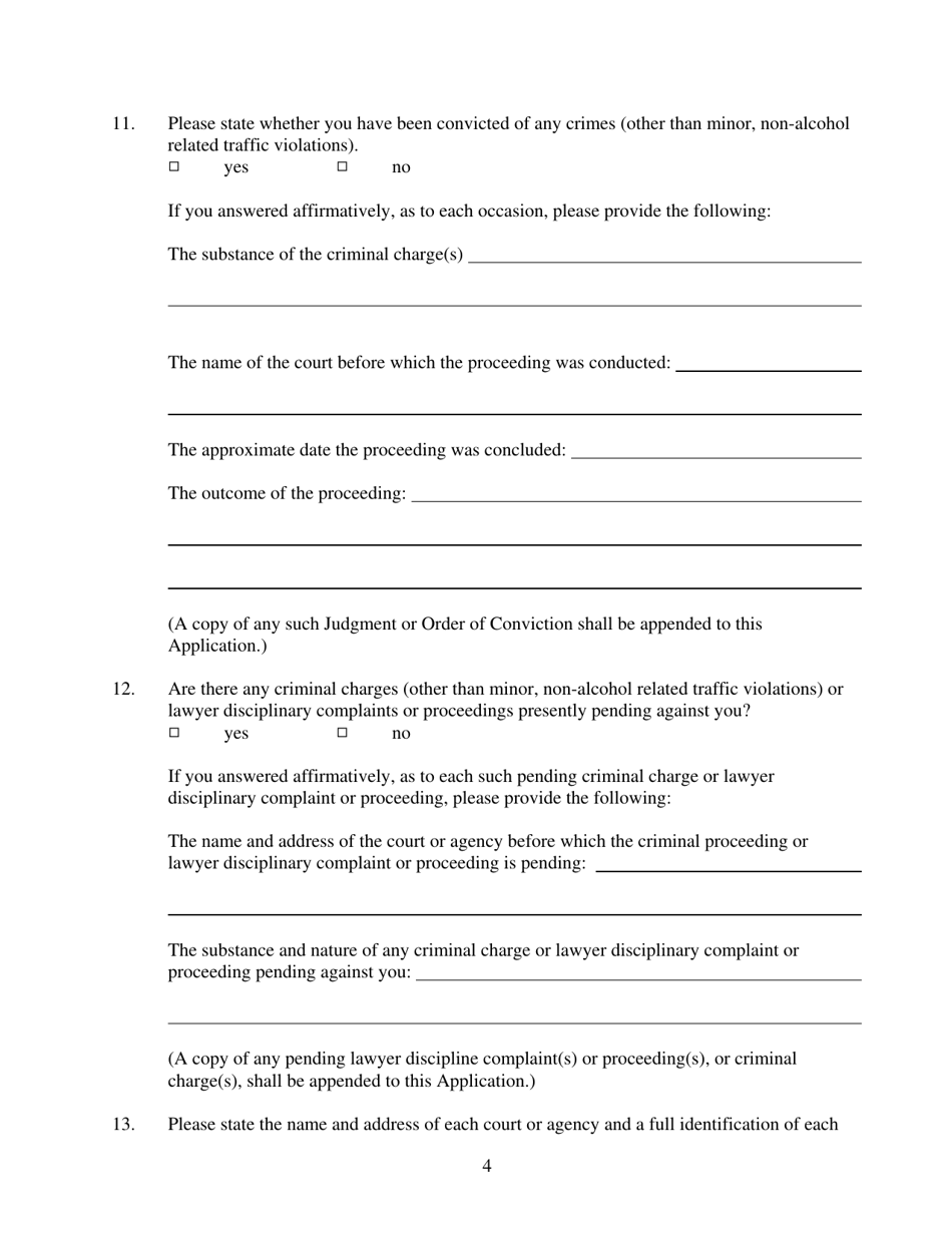 Application for Pro Hac Vice Admission in Louisiana - Louisiana, Page 4