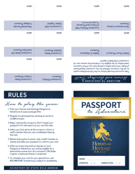 Document preview: Passport to Adventure - Louisiana