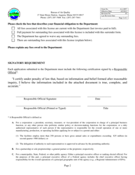 Air Emission License Surrender Form - Maine, Page 2