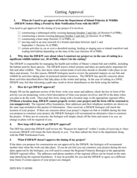 Form DEPLW0115-B Request for Approval of Timing of Activity From the Department of Inland Fisheries and Wildlife - Maine, Page 2