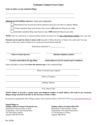 Form MBCA-2 Application for Registration of Name - Maine, Page 2