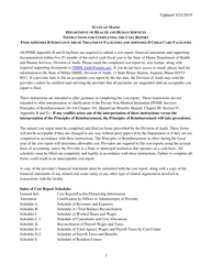 Document preview: Instructions for Mainecare Cost Report for Appendix B & D Private Non-medical Institutions (Pnmi) - Maine