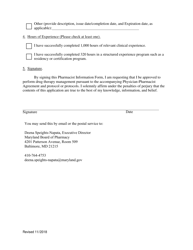 Drug Therapy Management Application - Maryland, Page 3