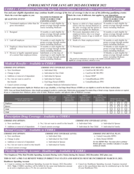 Cobra Enrollment Form - Health Benefits - Maryland, Page 3