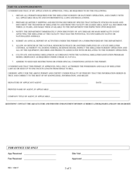 Shellfish Nursery Permit Application - Maryland, Page 3