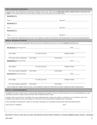 Shellfish Aquaculture Harvester Permit Registrant Modification Form - Maryland, Page 2