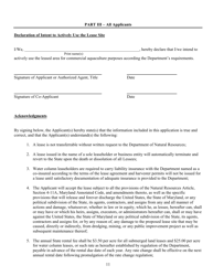 Joint Application for State Commercial Shellfish Aquaculture Lease and Corps of Engineers Federal Permit - Maryland, Page 11