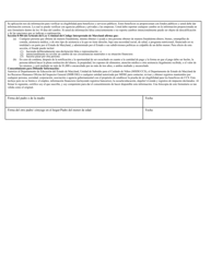 Aplicacion/Reconsideracion Para El Cuidado De Ninos - Maryland (Spanish), Page 10
