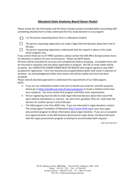 Form SAB20-E Anatomical Gift/Body Donation Registration Form - Maryland, Page 2