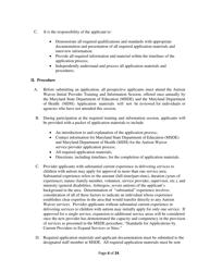 Addendum Cover Page for Maryland Medical Assistance Program Application - Facility/Organization - Pt 40 Autism Waiver - Maryland, Page 4