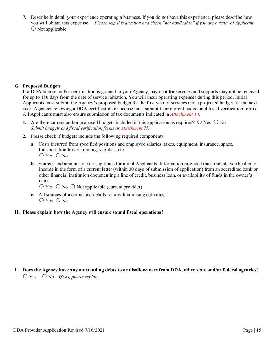 Maryland Dda Provider Application - Fill Out, Sign Online and Download ...