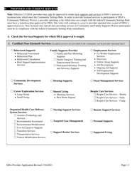 Dda Provider Application - Maryland, Page 3