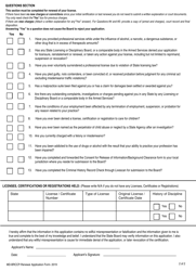 Program Administrators Renewal Application Form - Maryland, Page 2