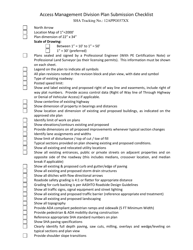 Access Management Division Plan Submission Checklist - Maryland