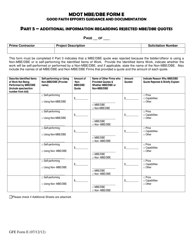 MBE/DBE Form E (GFE Form E) Good Faith Efforts Guidance and Documentation - Maryland, Page 10