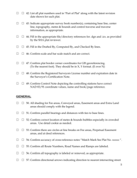 Drafters Checklist for Mdot Sha Plat Submissions - Maryland, Page 5