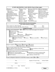 Form CC-DCM-001 Civil - Domestic Case Information Report - Maryland, Page 2