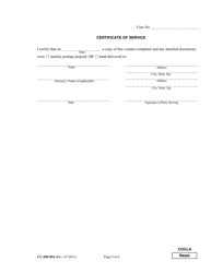 Form CC-DR-094 Counter-Complaint for Absolute Divorce - Maryland, Page 6