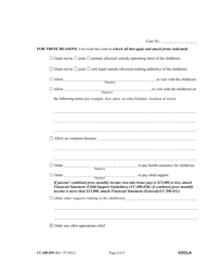 Form CC-DR-095 Counter-Complaint for Custody/Child Support - Maryland, Page 4