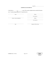 Form CC-DR-111 Counter-Complaint for Limited Divorce - Maryland, Page 5