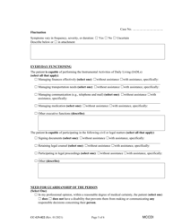 Form CC-GN-022 Medical Certificate - Cessation of Disability - Maryland, Page 5