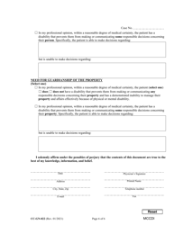 Form CC-GN-022 Medical Certificate - Cessation of Disability - Maryland, Page 6