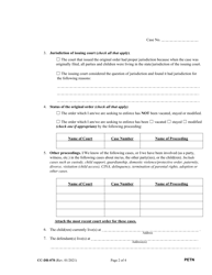 Form CC-DR-078 Petition for Enforcement of an Out-of-State Custody Order - Maryland, Page 2