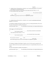 Form CC-GN-002 Petition for Guardianship of Alleged Disabled Person - Maryland, Page 2