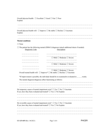 Form CC-GN-019 Physician&#039;s Certificate - Maryland, Page 3