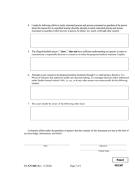 Form CC-GN-048 Request for Expedited Hearing in Connection With Medical Treatment - Maryland, Page 2
