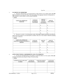 Form CC-CV-073 Statement of Financial Affairs - Maryland, Page 2