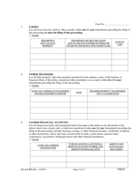 Form CC-CV-073 Statement of Financial Affairs - Maryland, Page 4