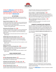 Wida Paper Screener Order Form - Michigan, Page 2