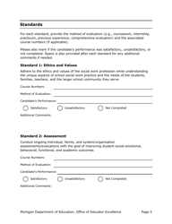 Standards-Based School Social Worker Evaluation Form - Michigan, Page 5