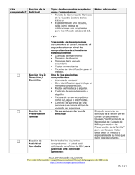 Solicitud Para El Programa De Desarrollo Y Cuidado De Ninos - Michigan (Spanish), Page 2