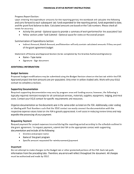 Instructions for Financial Status Report - Michigan, Page 2
