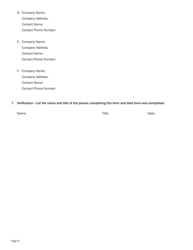 Solvent-Contaminated Wipes Exclusion Form - Michigan, Page 6