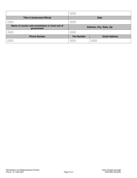 Form EQP4506 Public Highway Institutional Control - Michigan, Page 3