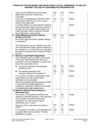Suggested Format and Contents for Reviewing and Developing a Local Ordinance to Limit or Prohibit the Use of Contaminated Groundwater - Michigan, Page 10