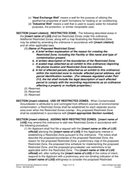 Suggested Format and Contents for Reviewing and Developing a Local Ordinance to Limit or Prohibit the Use of Contaminated Groundwater - Michigan, Page 13