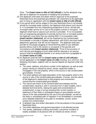 Suggested Format and Contents for Reviewing and Developing a Local Ordinance to Limit or Prohibit the Use of Contaminated Groundwater - Michigan, Page 14