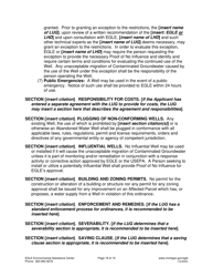 Suggested Format and Contents for Reviewing and Developing a Local Ordinance to Limit or Prohibit the Use of Contaminated Groundwater - Michigan, Page 18
