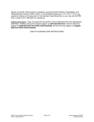 Form EQP4460 Certificate of Deposit or Time Deposit Account Part 213 - Michigan, Page 2