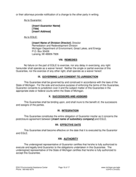 Form EQP4510 Financial Test - Corporate Guarantee - Michigan, Page 16